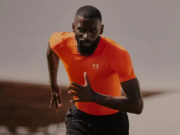 Under Armour — Antonio Rüdiger, photograph by Paul Calver