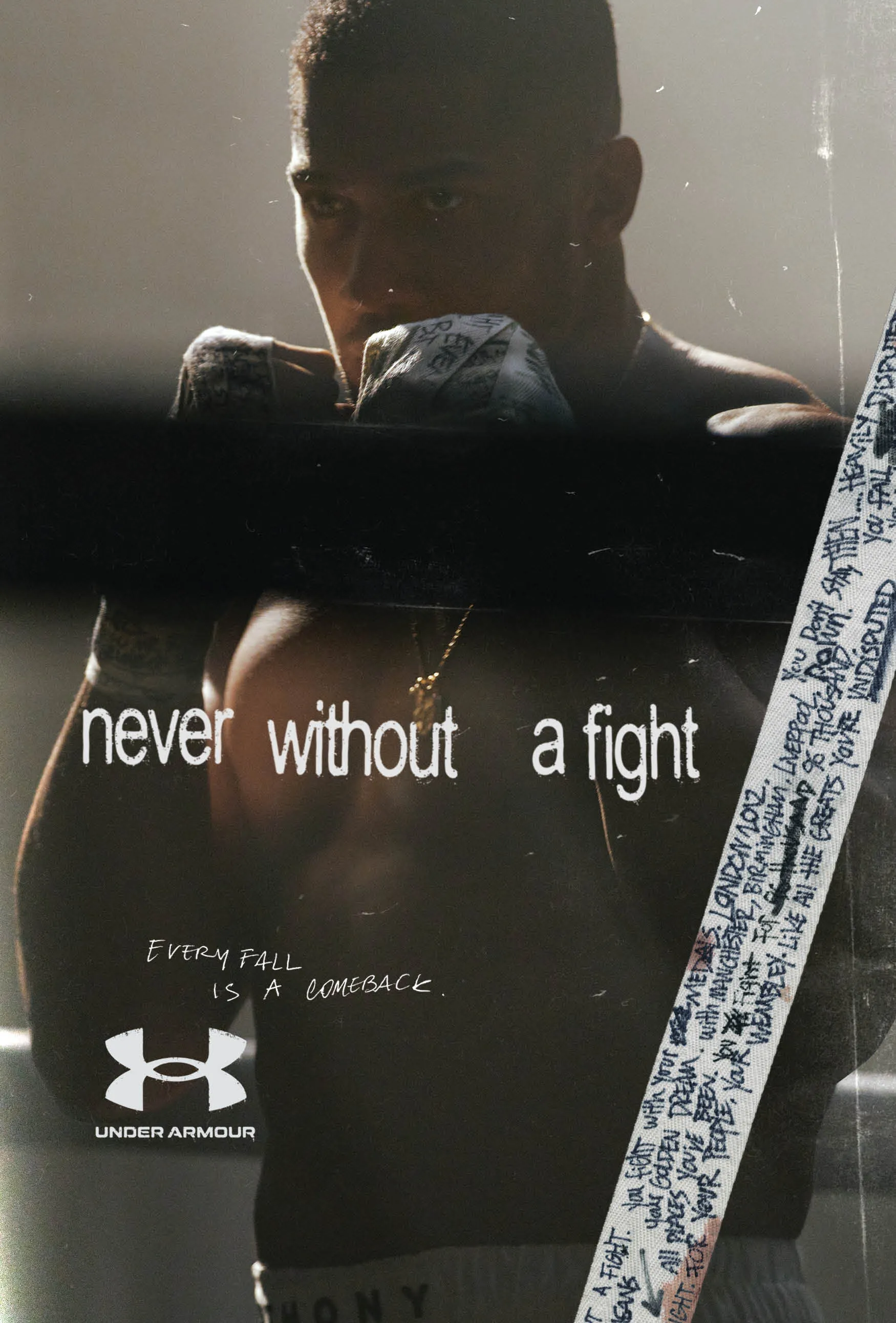 Under Armour x Anthony Joshua, photograph by Paul Calver