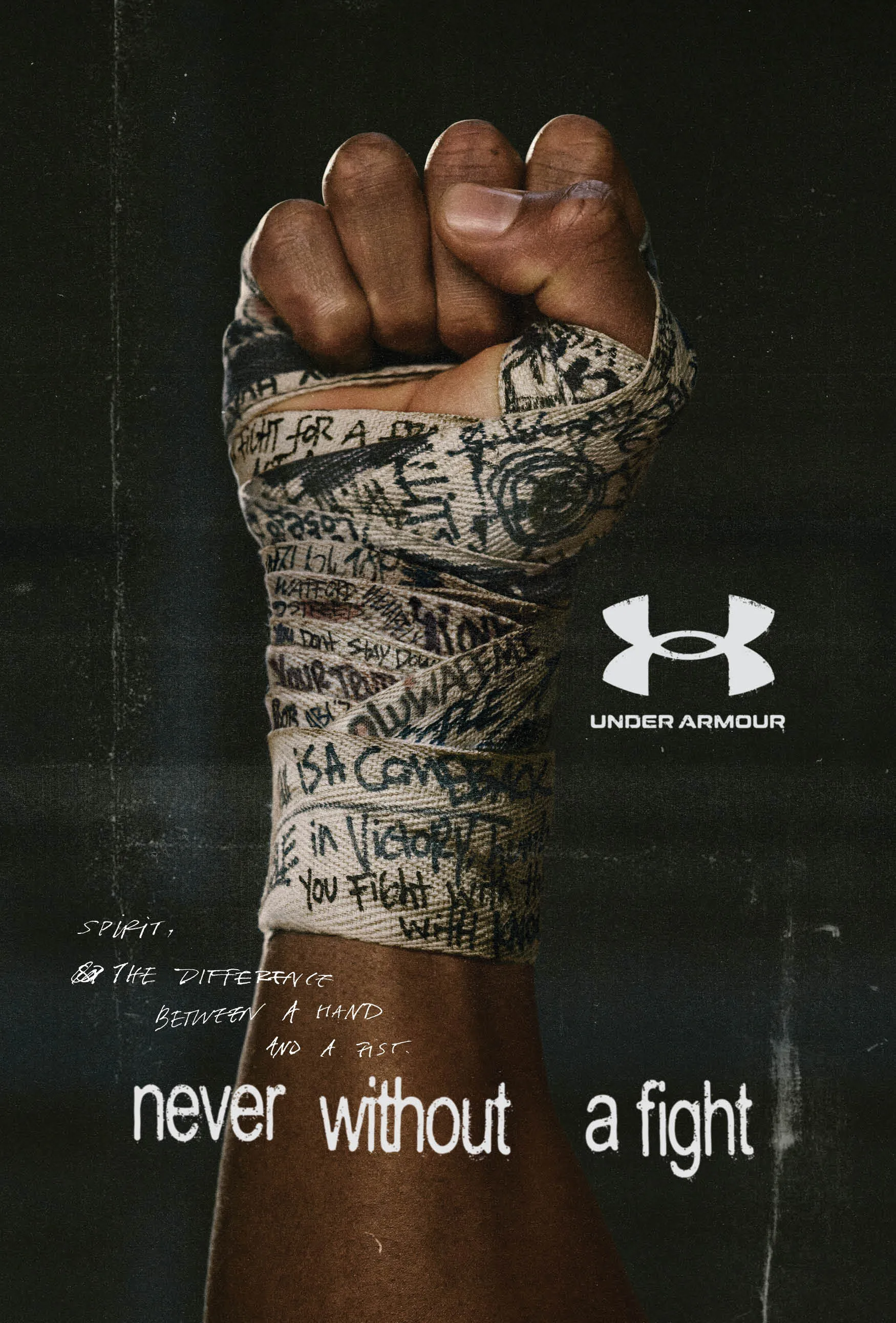Under Armour x Anthony Joshua, photograph by Paul Calver