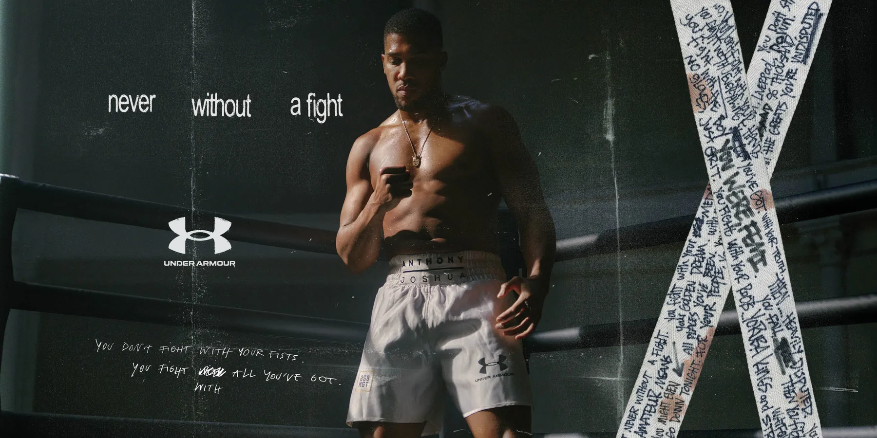 Under Armour x Anthony Joshua, photograph by Paul Calver